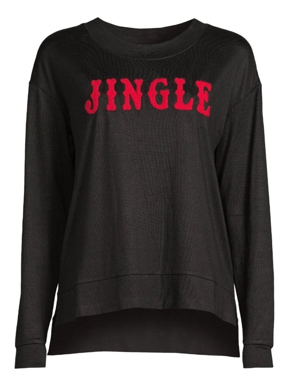 Secret Treasures Women's Jungle Hacci Sleep Top Size L (12-14) Black #775